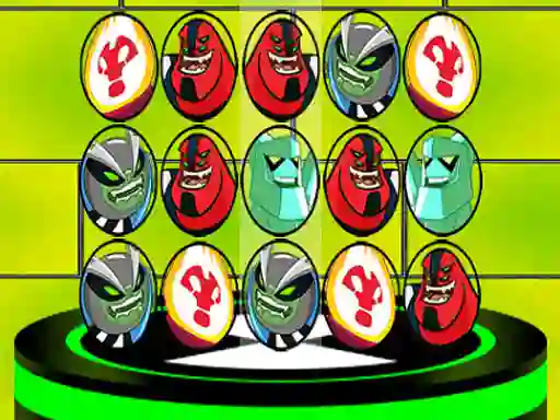 Игра Ben 10 Match 3 Aliens онлайн