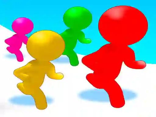 Игра Stickmen Color Run Switch онлайн