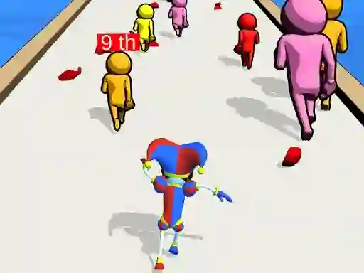 Игра Digital Circus Run And Shoot онлайн