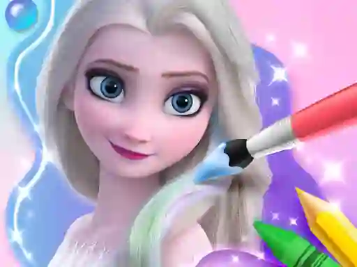 Игра Coloring Book For Elsa онлайн