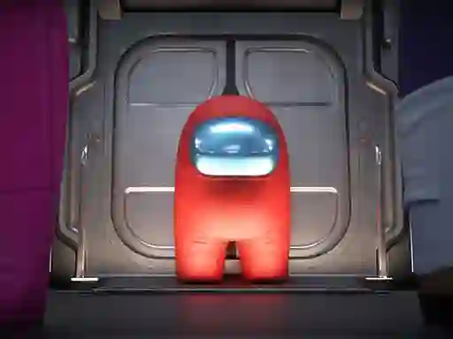 Игра Amongus Geometry Jump онлайн
