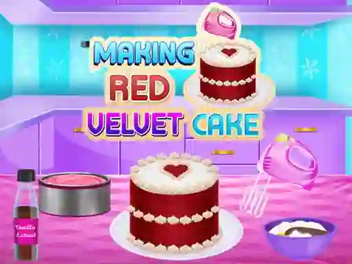 Игра Making Red Velvet Cake онлайн