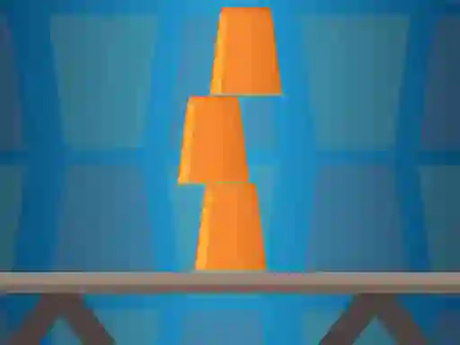 Игра Cups Tower Builder онлайн