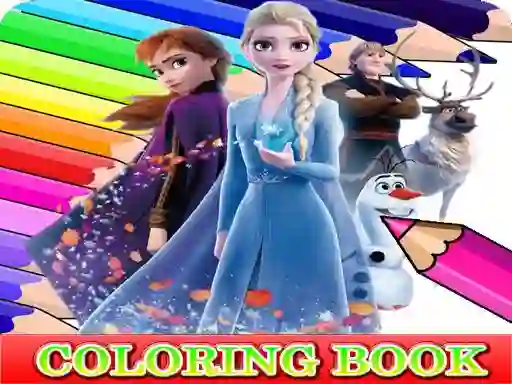 Игра Coloring Book for Frozen Elsa онлайн
