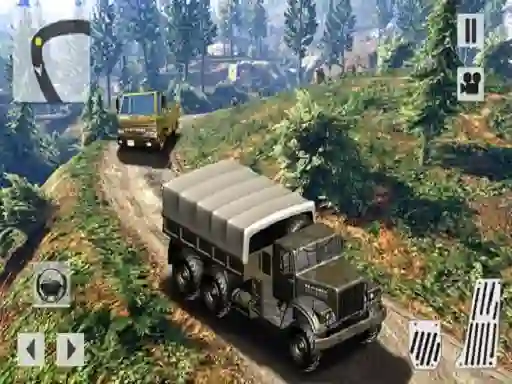 Игра US OffRoad Army Truck Driver онлайн