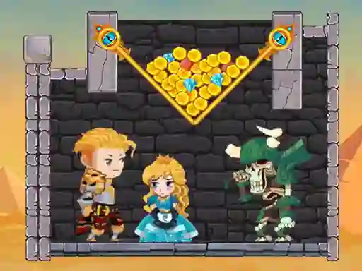 Игра Hero Rescue Pull The Pin онлайн