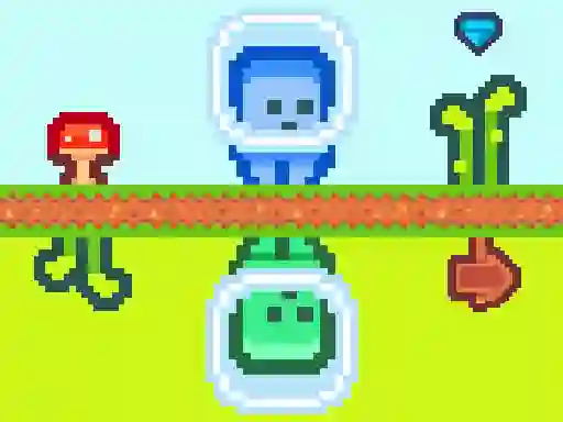 Игра Two Aliens Adventure онлайн