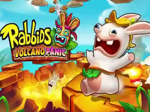 Игра Rabbids Volcano Panic онлайн