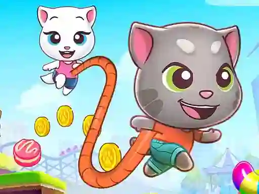 Игра Tom & Angela Jump онлайн