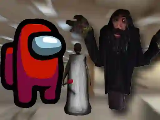 Игра Backrooms Among Us & Rolling Giant онлайн
