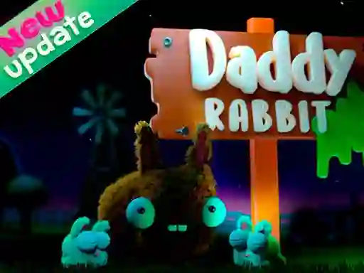 Игра Daddy Rabbit Zombie Farm онлайн