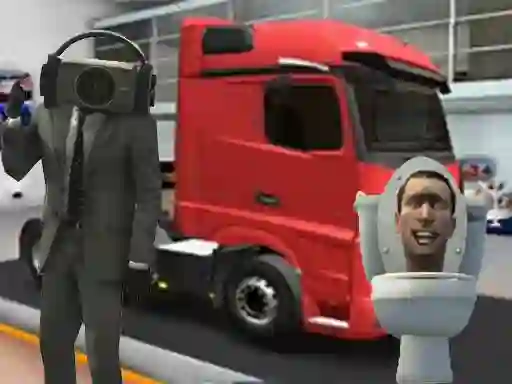 Игра Truck Simulator Skibidi Toilet онлайн