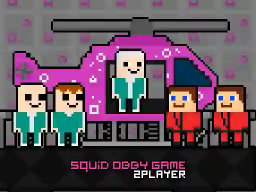 Игра Squid Obby Game 2Player онлайн