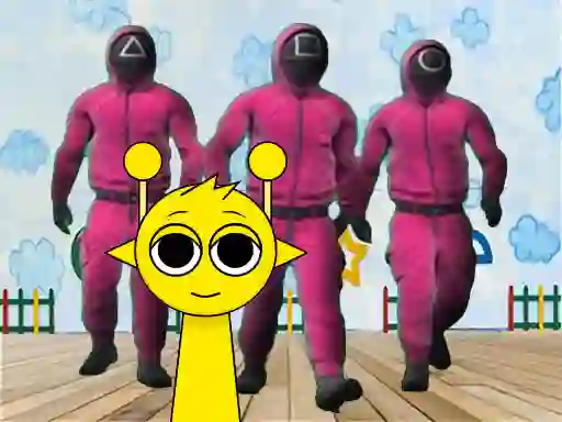 Игра Sprunki in Squid Game Chamber онлайн