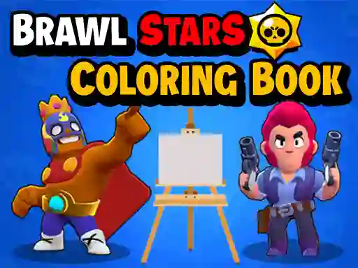 Игра Brawl Stars Coloring Books онлайн