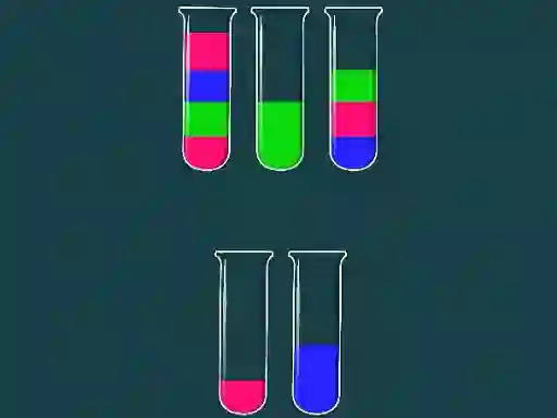 Игра Water Sorting Color in the bottle онлайн