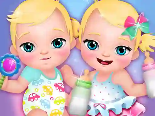 Игра My New Baby Twins онлайн