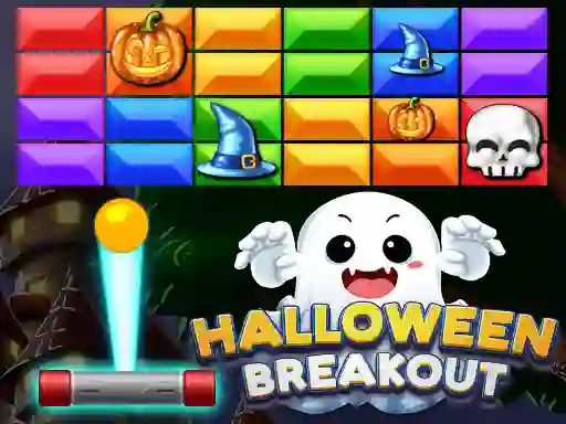 Игра Halloween Breakout онлайн
