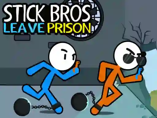 Игра Stick Bros Leave Prison онлайн