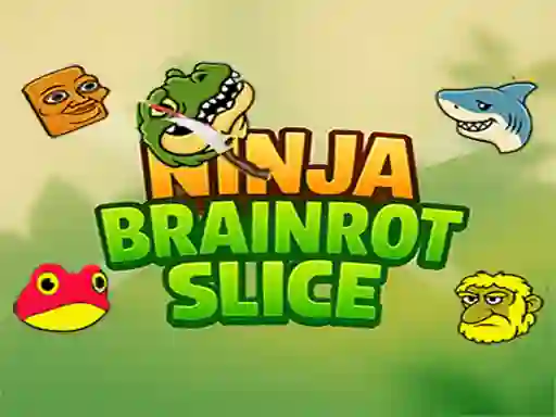 Игра Ninja brainrot Slice онлайн