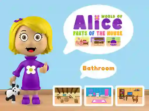 Игра World of Alice Parts of the House онлайн