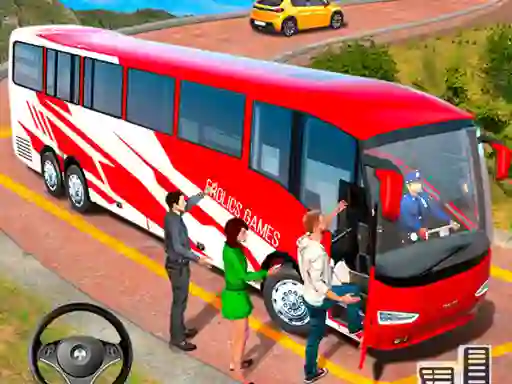 Игра Modern Bus Simulator New Parking Games онлайн