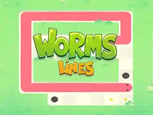 Игра Worms Lines онлайн