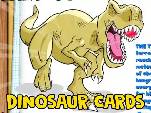 Игра Dinosaur Cards онлайн