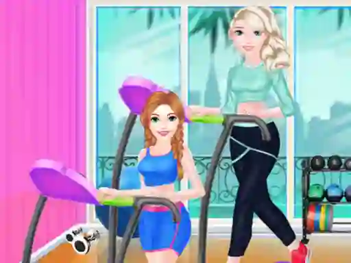 Игра Friends Fat To Fit Day онлайн