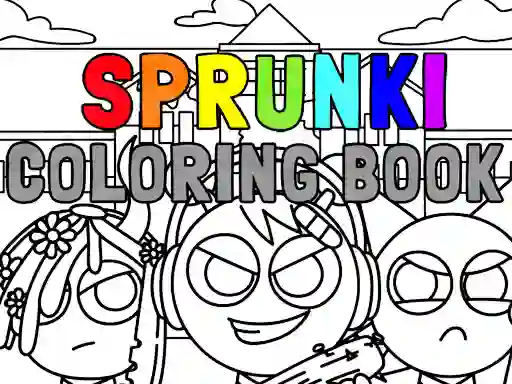 Игра Sprunki Coloring Book онлайн