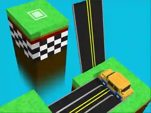 Игра Blocky Taxy ZigZag онлайн