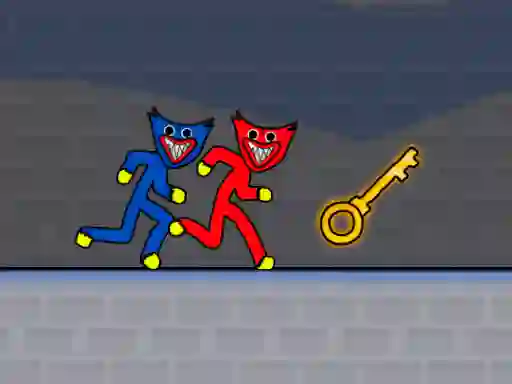 Игра Stickman Huggy Party Duo онлайн