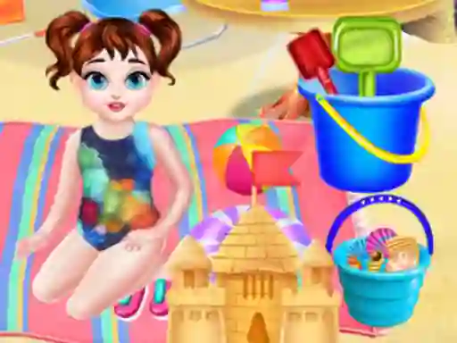 Игра Baby Taylor At Beach онлайн