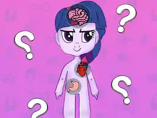 Игра My Little Pony Learning The Body онлайн