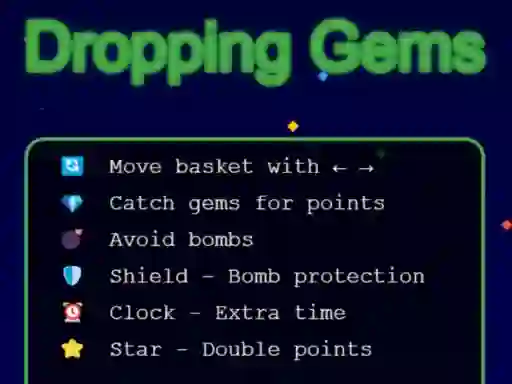 Игра Dropping Gems онлайн