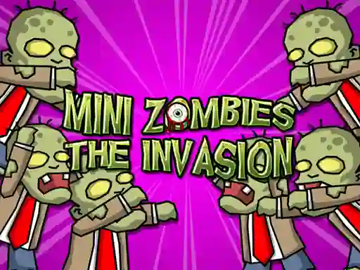 Игра Mini Zombie The Invasion онлайн