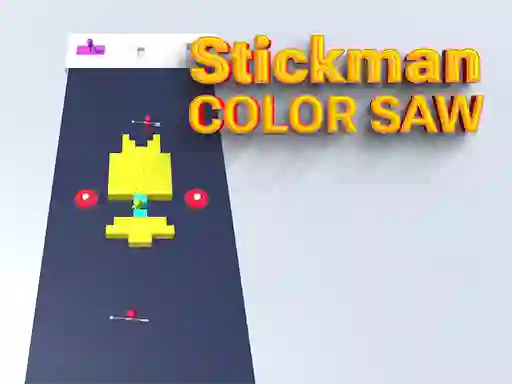 Игра Stickman Color Saw онлайн