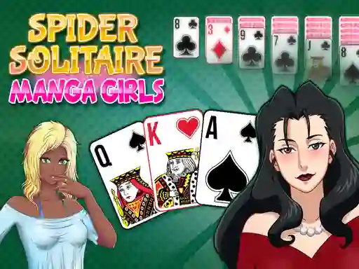 Игра Spider Solitaire Manga Girls онлайн