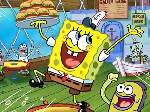 Игра Sponge Bob Jigsaw Puzzle collection онлайн