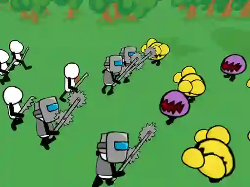 Игра Stickman Gun Battle Simulator онлайн