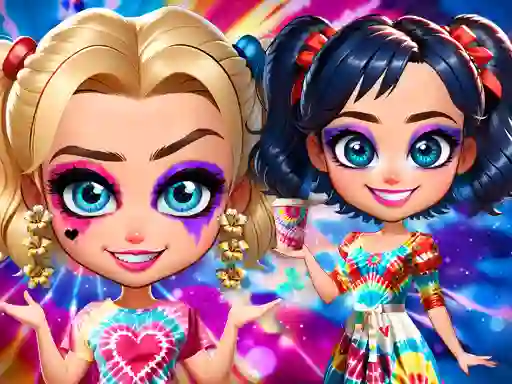 Игра Tie Dye Explosion of Color онлайн