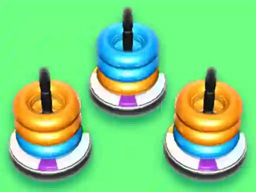 Игра Hoop Stack Color ring онлайн