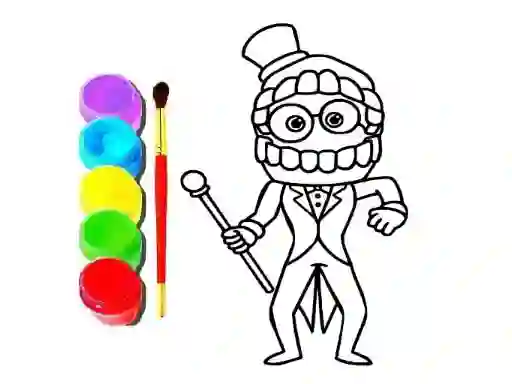 Игра Digital Circus Click and Paint онлайн