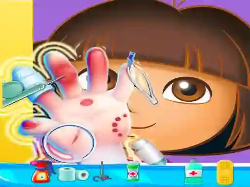 Игра Dora Hand Doctor онлайн