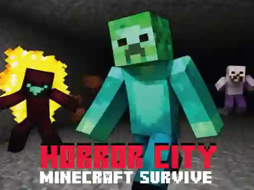 Игра Horror City Minecraft Survive онлайн