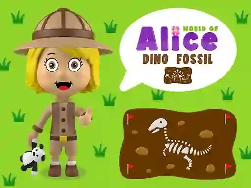 Игра World of Alice Dino Fossil онлайн