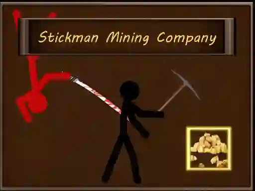 Игра Stickman mining Company онлайн