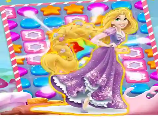 Игра Princess Rapunzel Match3 онлайн