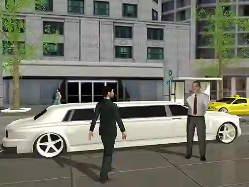 Игра Limo Taxi Driving Simulator: Limousine Car Games онлайн