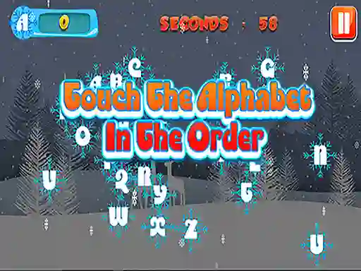 Игра Touch the Alphabet in the Order онлайн